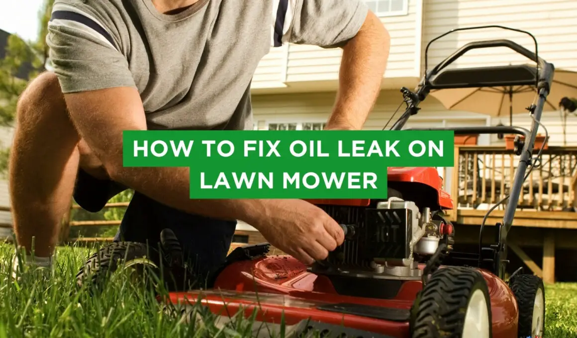 How to Fix Oil Leak On Lawn Mower