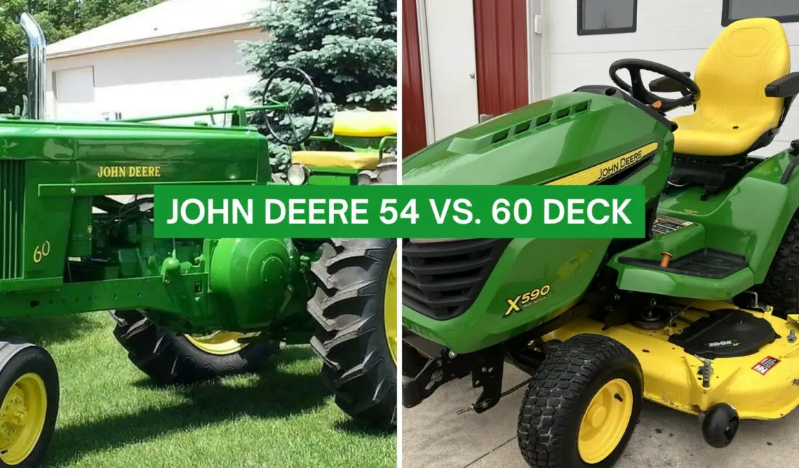 John Deere 54 vs. 60 Deck