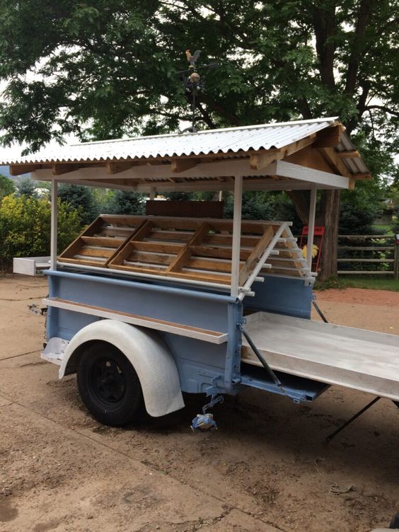 Charming Old Truck Bed Farm Stand