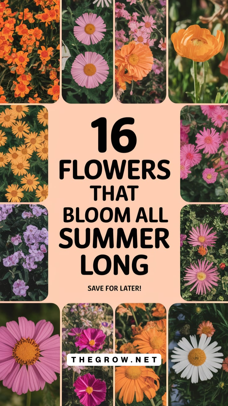 Flowers That Bloom All Summer Long-pin