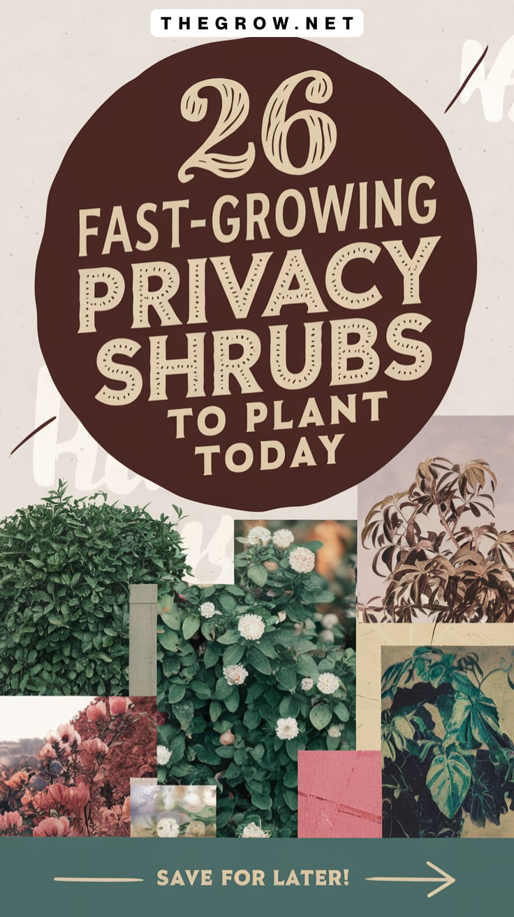Fast-Growing Privacy Shrubs-pin