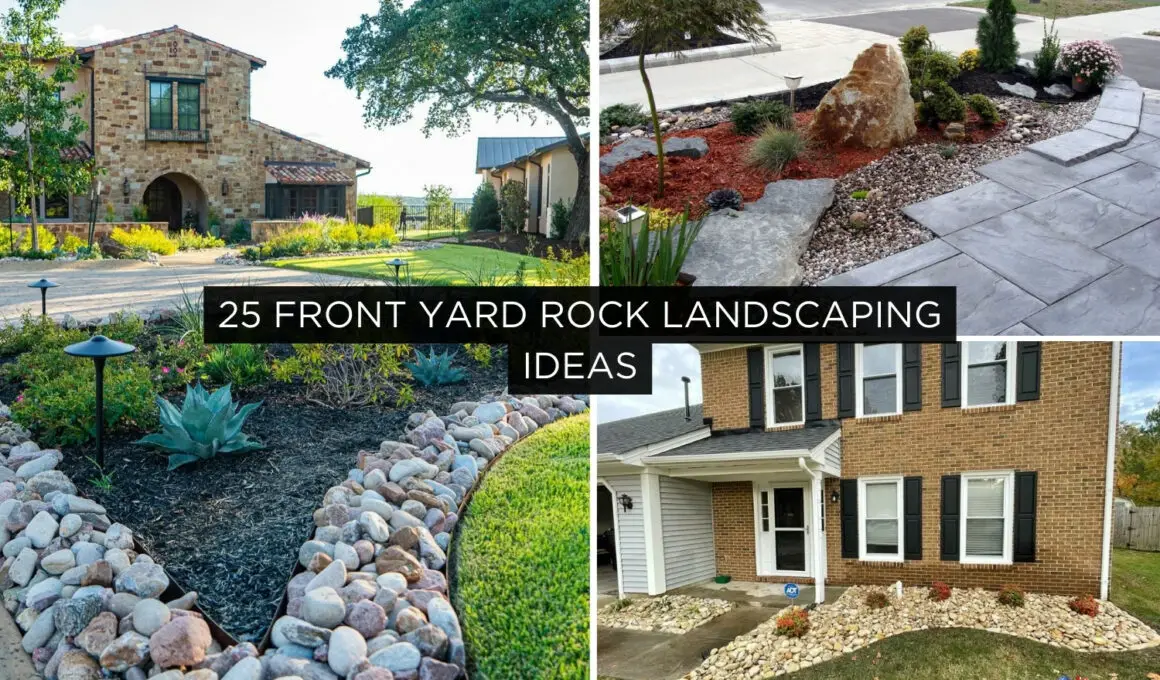 25 Front Yard Rock Landscaping Ideas