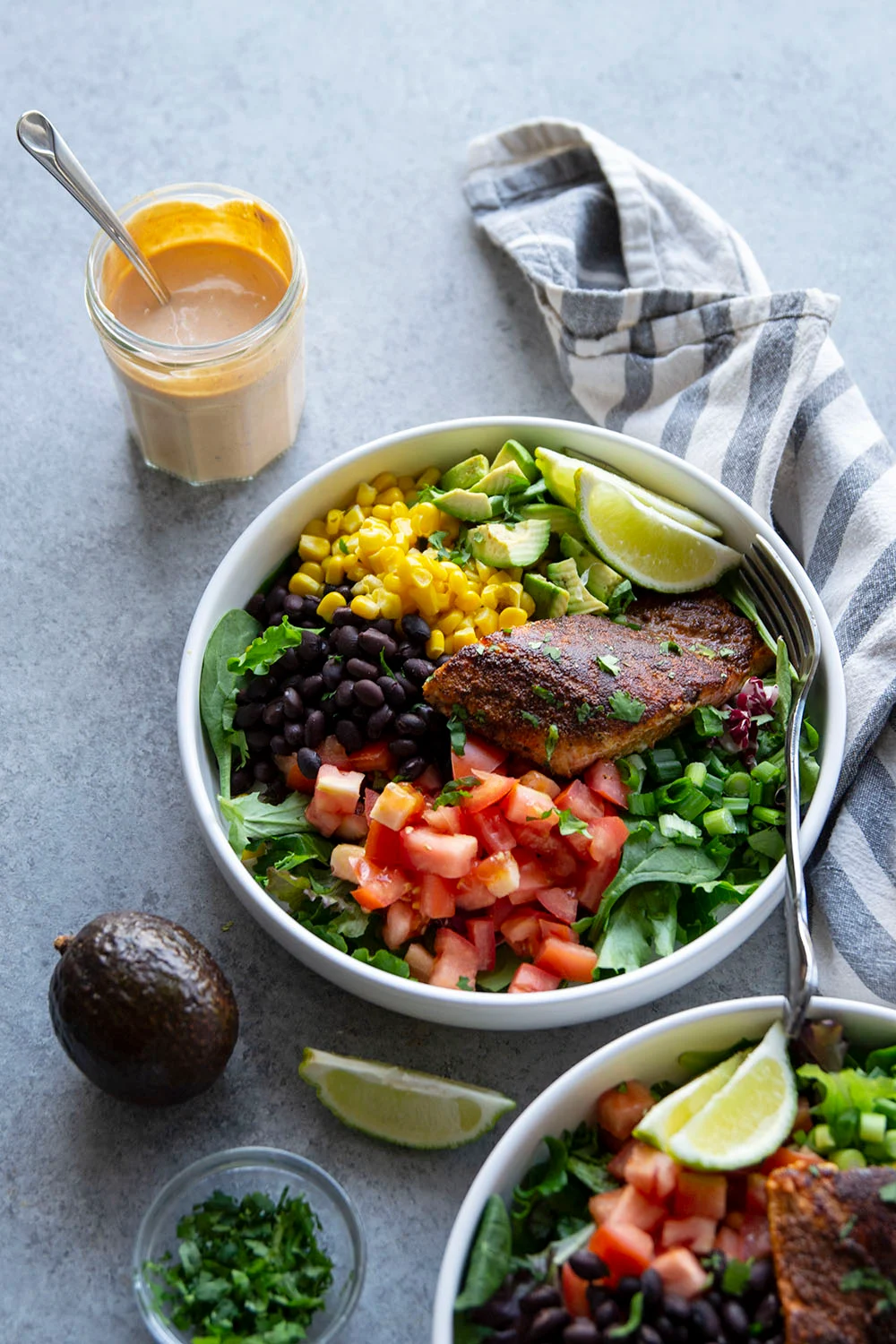 Blackened Salmon Salad