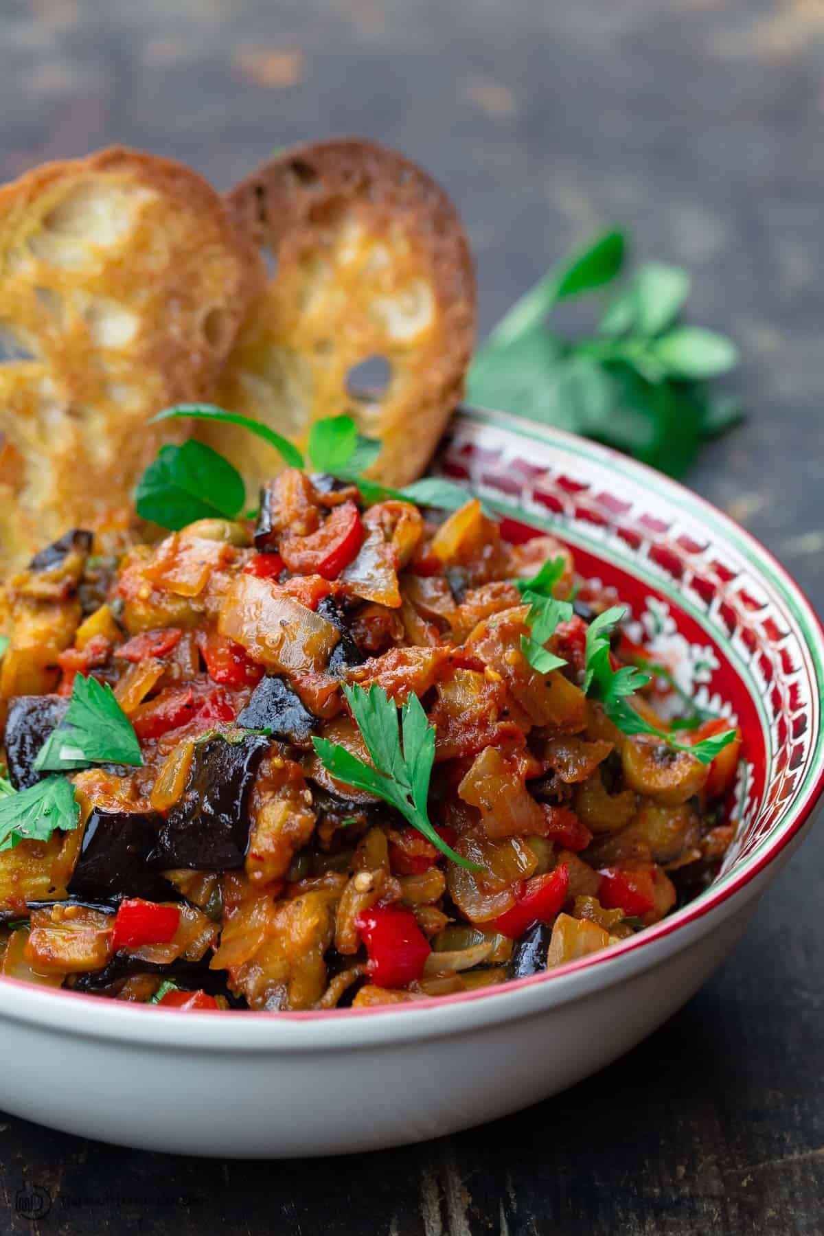 Sicilian Eggplant Salad