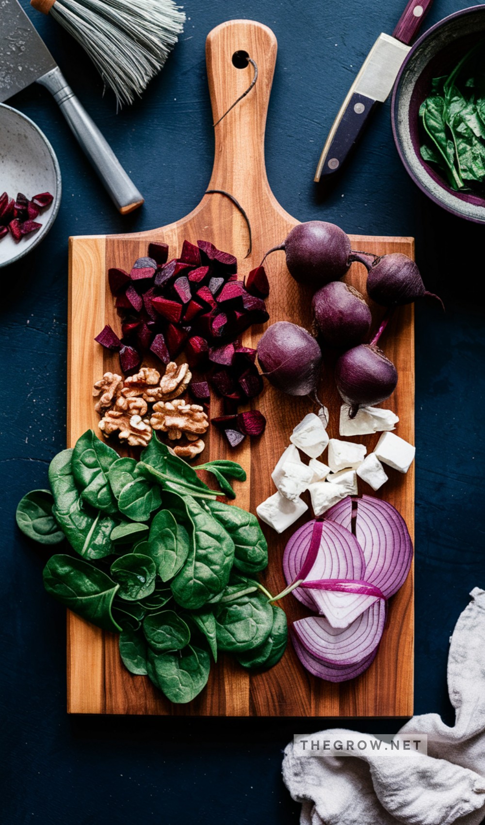 Beet and Spinach Salad