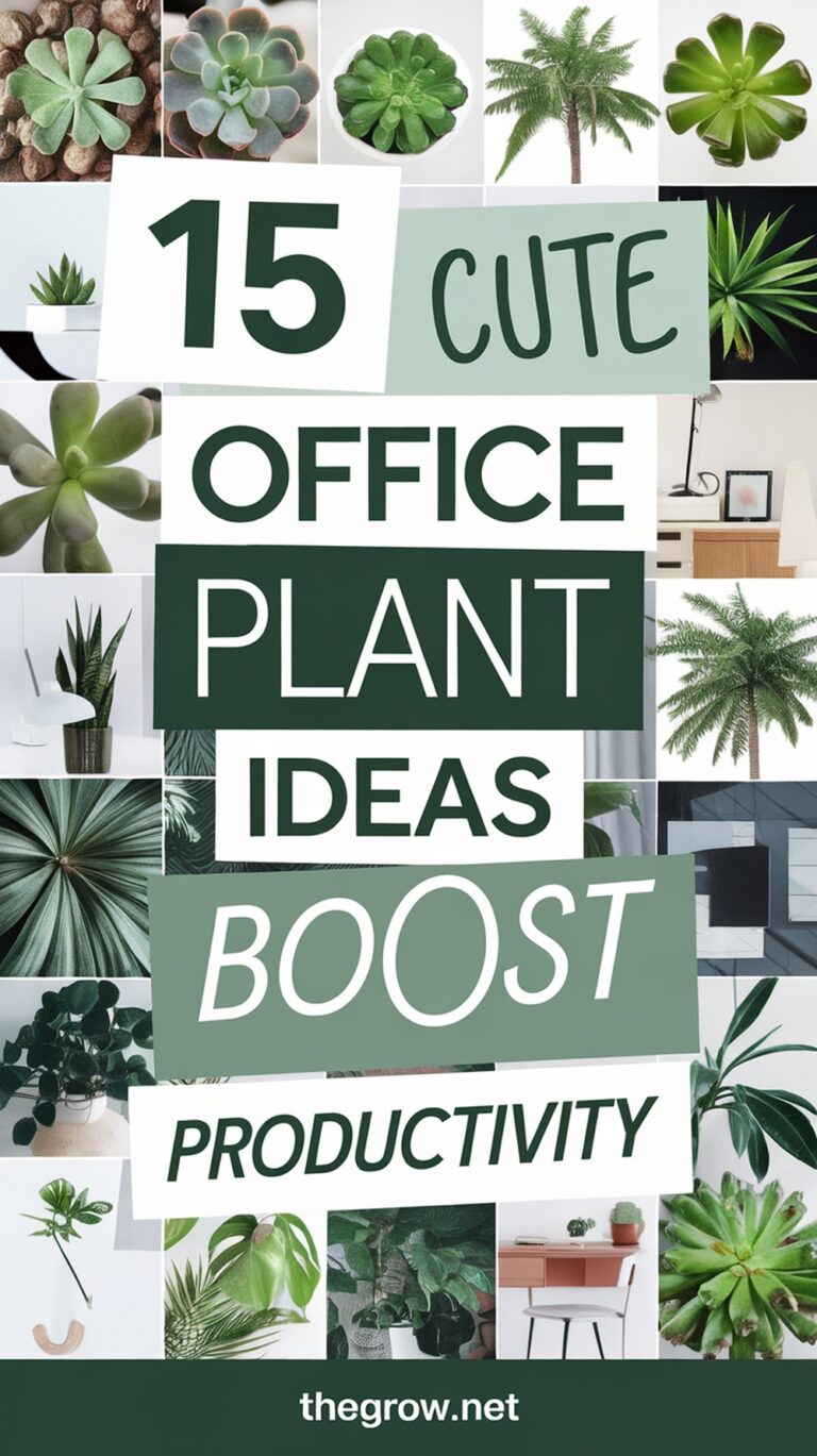 15 Cute Office Plant Ideas That Boost Productivity TheGrow