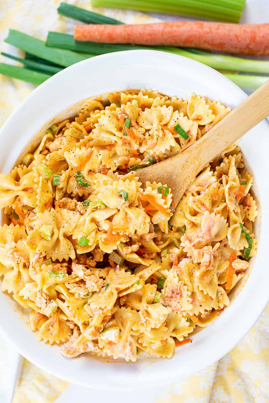 Buffalo Chicken Pasta Salad