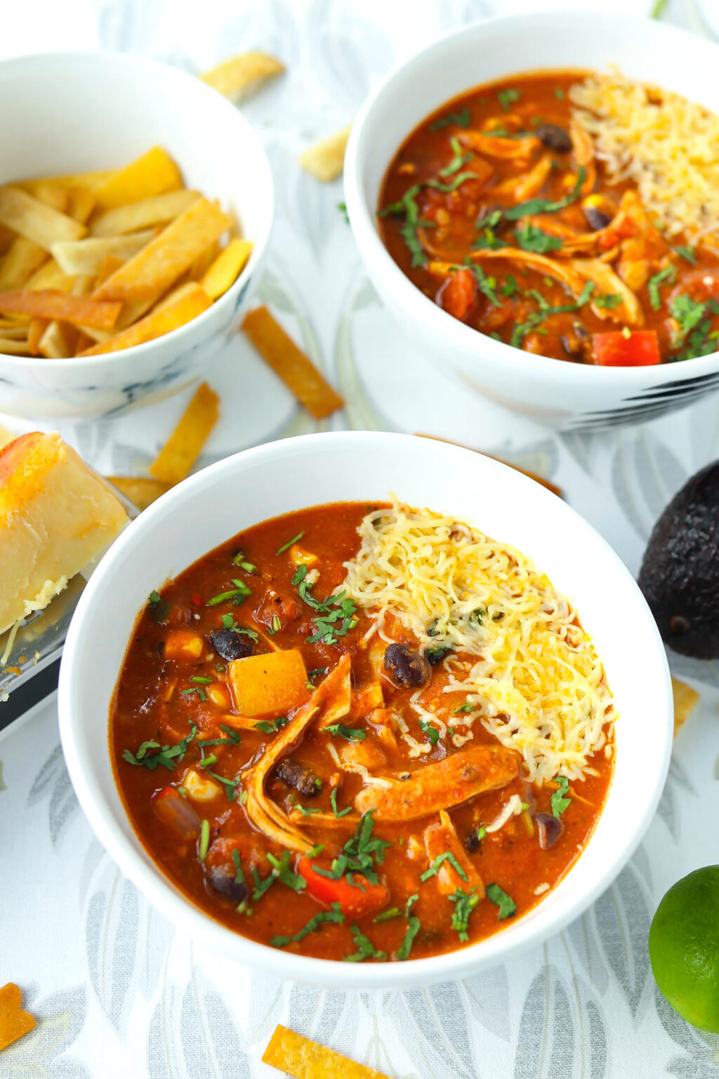 Zesty Chicken Enchilada Soup