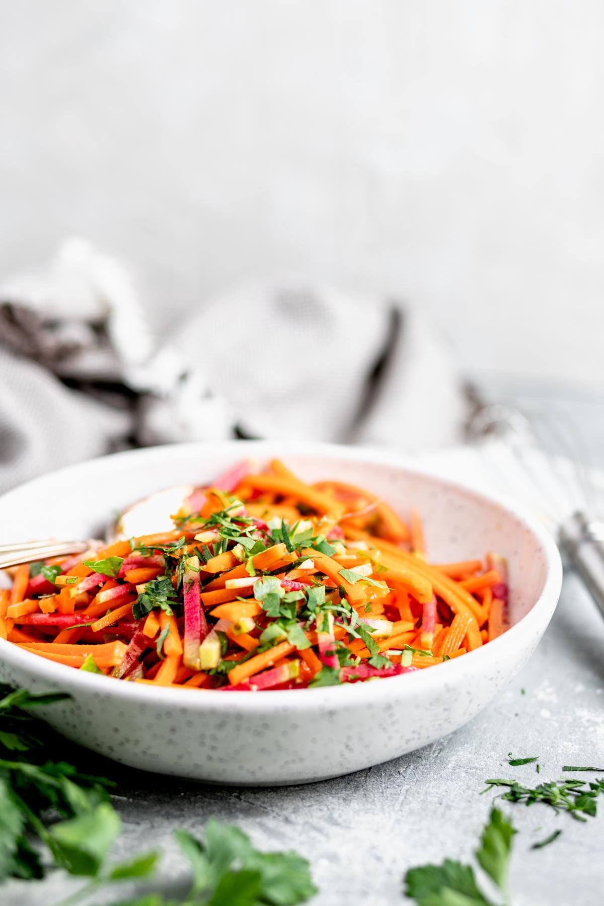 Radish and Carrot Slaw