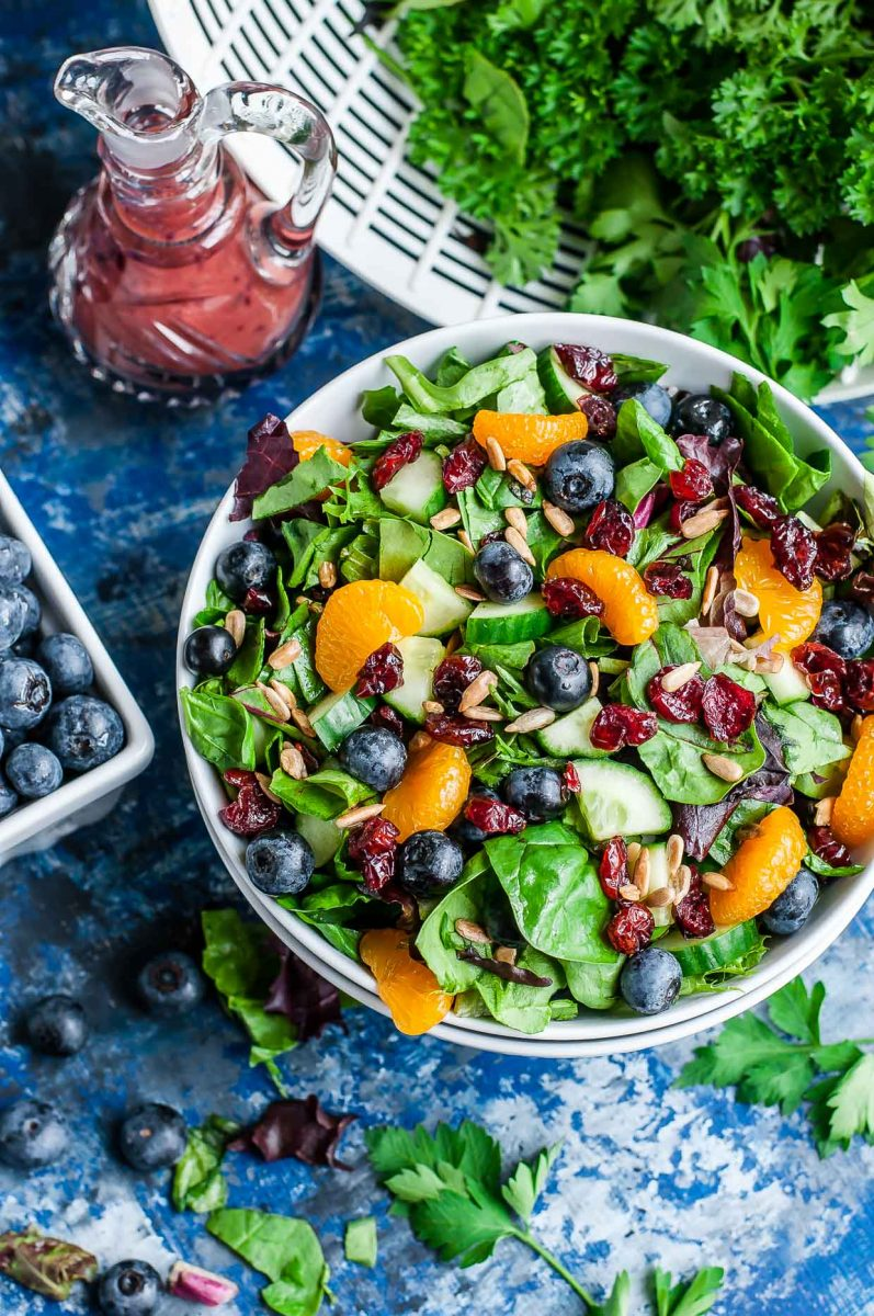 Spring Mix Salad with Berries