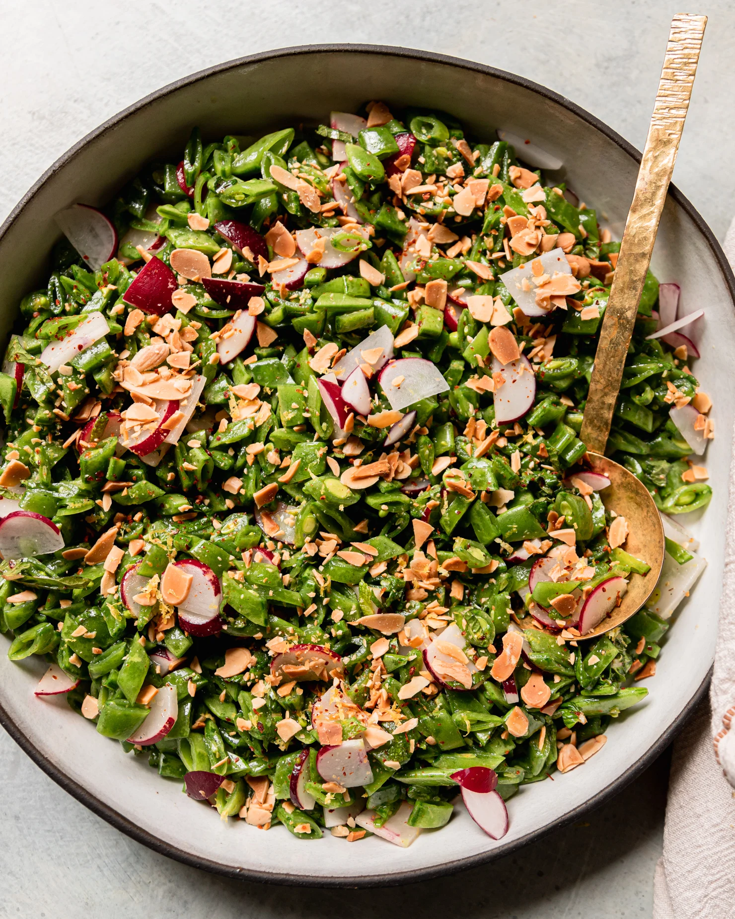 Snap Pea and Mint Salad