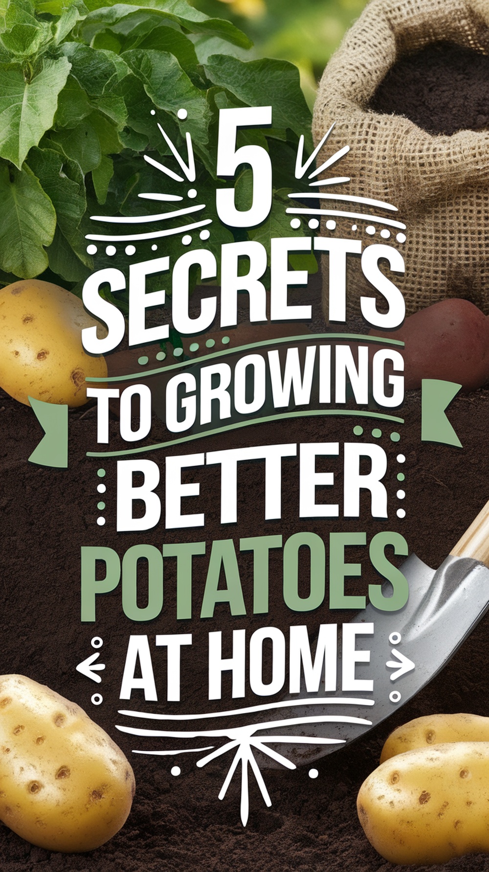 Secrets to Growing Bigger, Better Potatoes At Home-pin