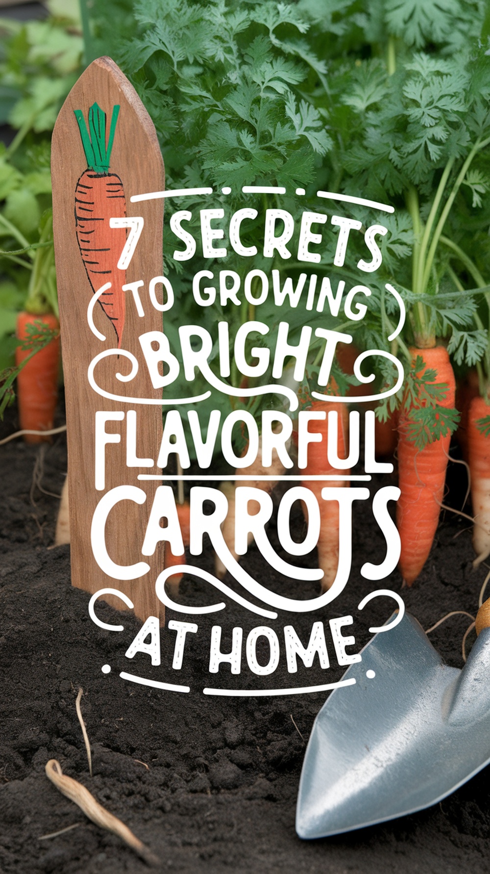 Secrets to Growing Bright Flavorful Carrots at Home-pin