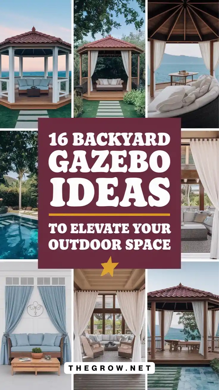 Backyard Gazebo Ideas For Your Outdoor Space-pin