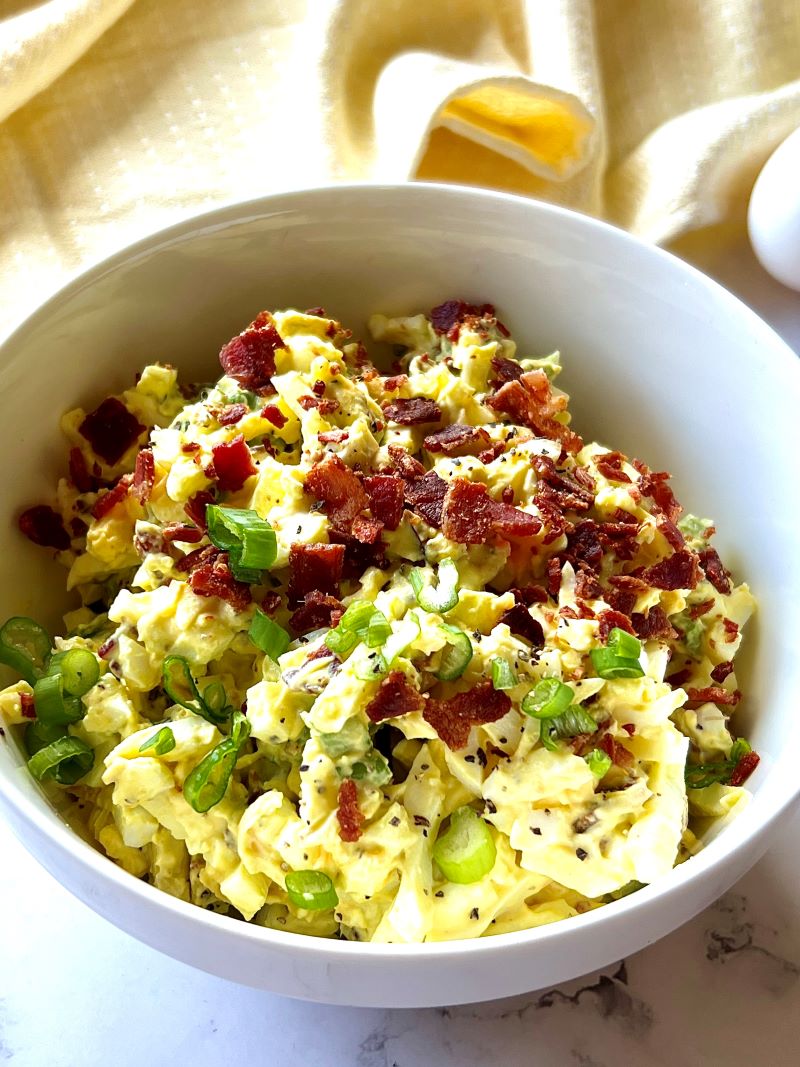 Bacon Cheddar Egg Salad