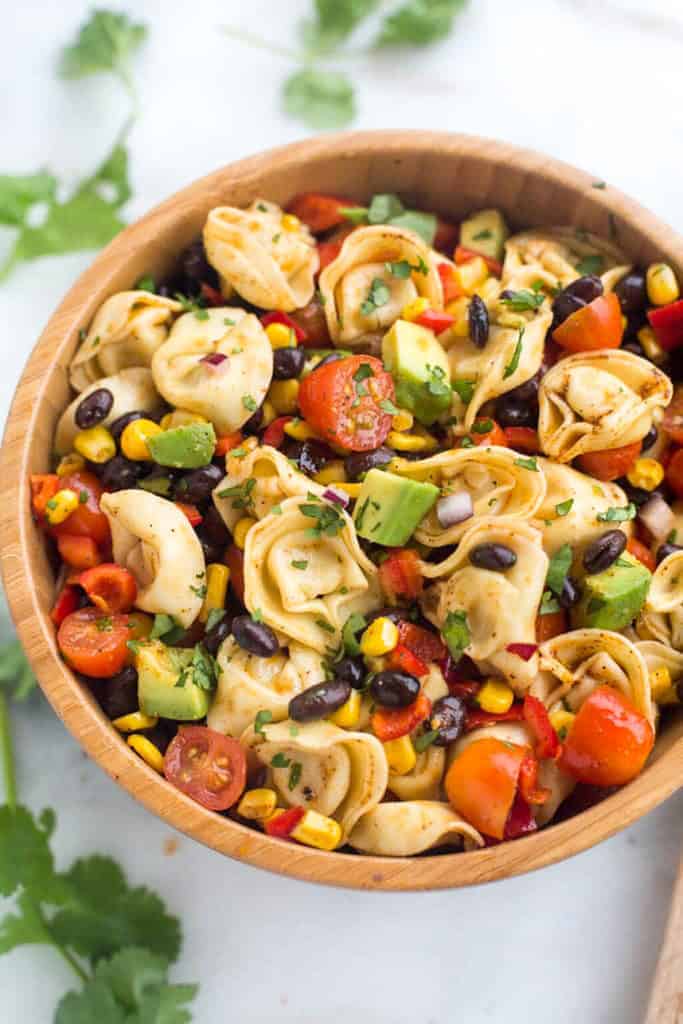 Black Bean Tortellini Salad
