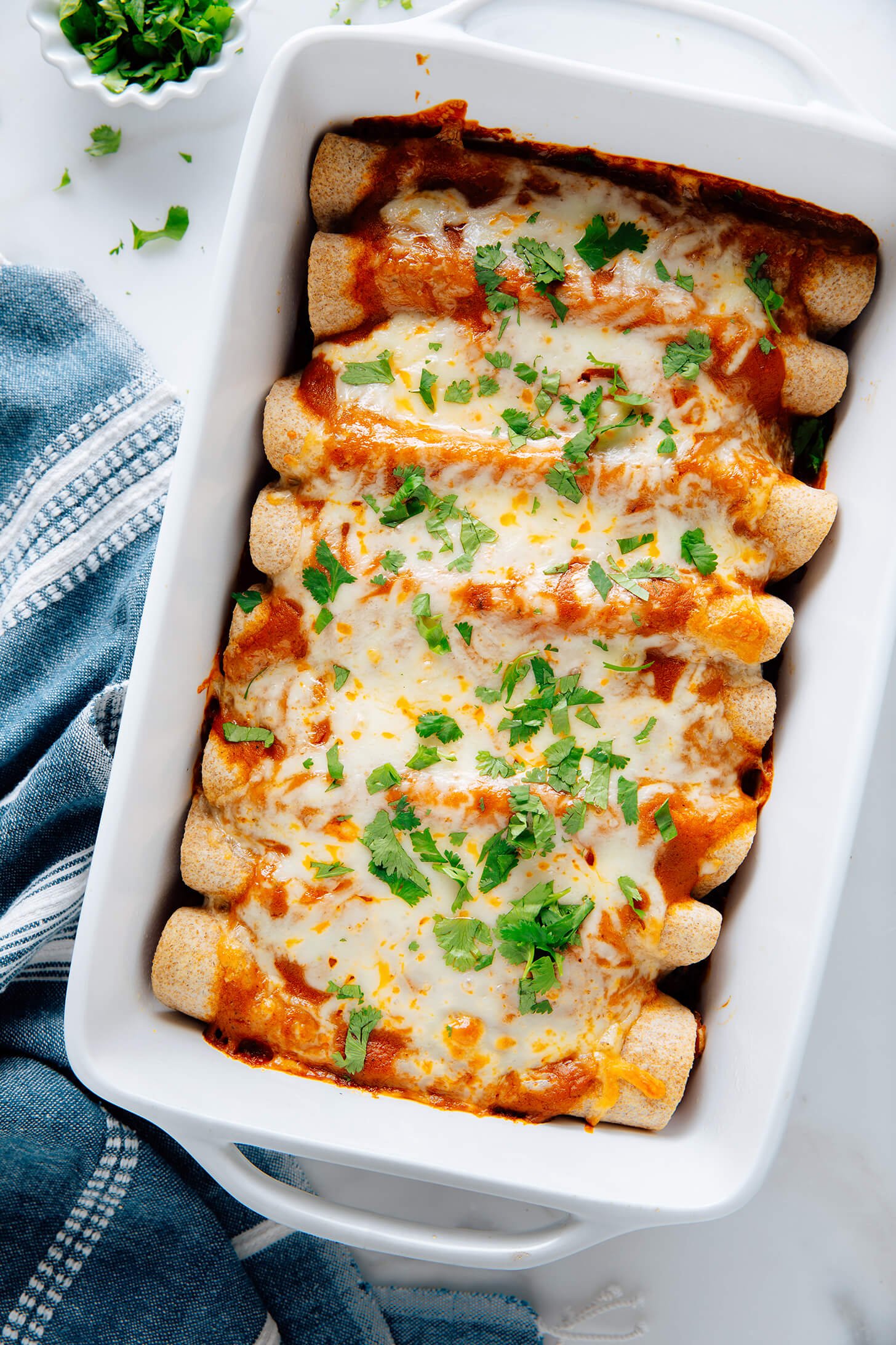Black Bean and Veggie Enchiladas