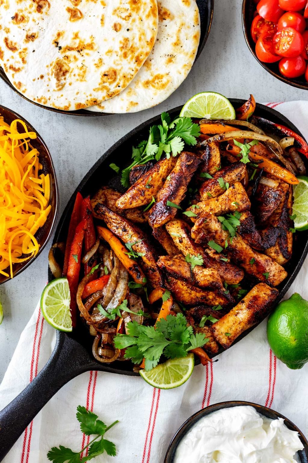 Blackstone Chicken Fajitas recipe