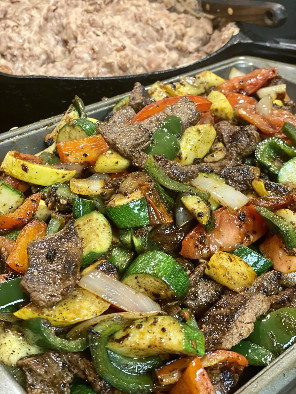Blackstone Grilled Vegetable Fajitas