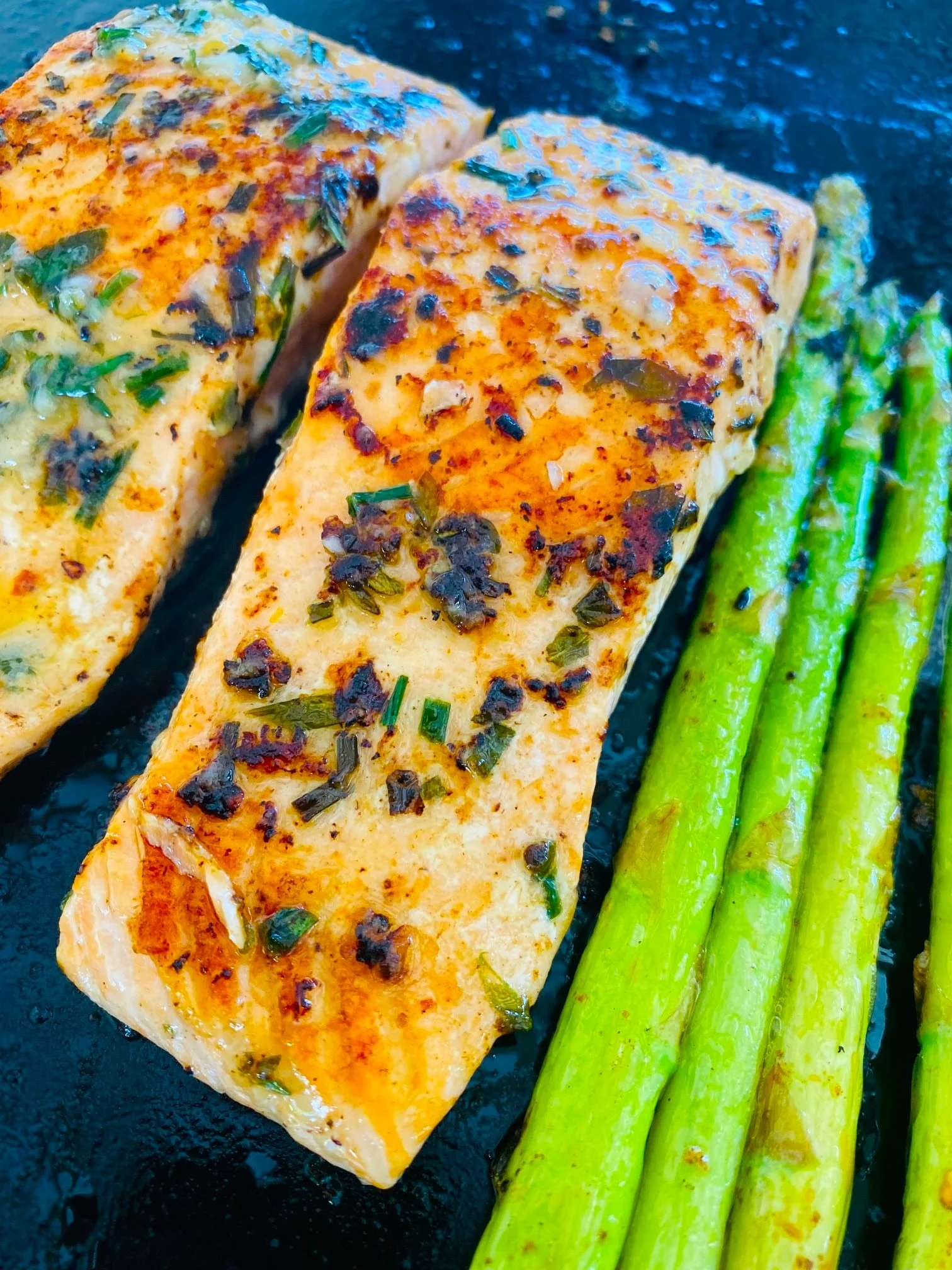 Blackstone Lemon Herb Grilled Salmon