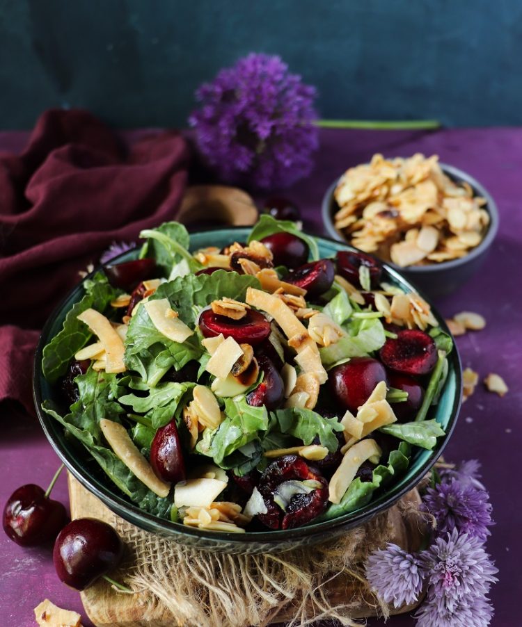 Cherry Almond Fruit Salad