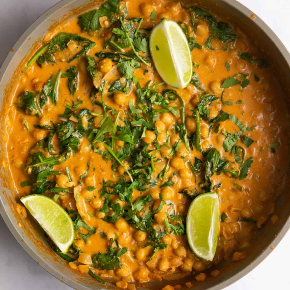 Chickpea and Spinach Curry