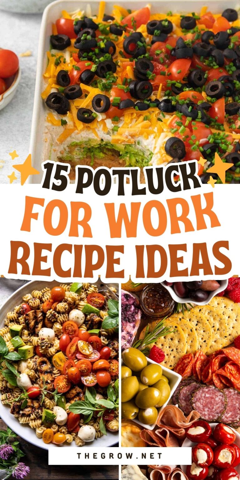 15 Easy Work Potluck Recipe Ideas TheGrow