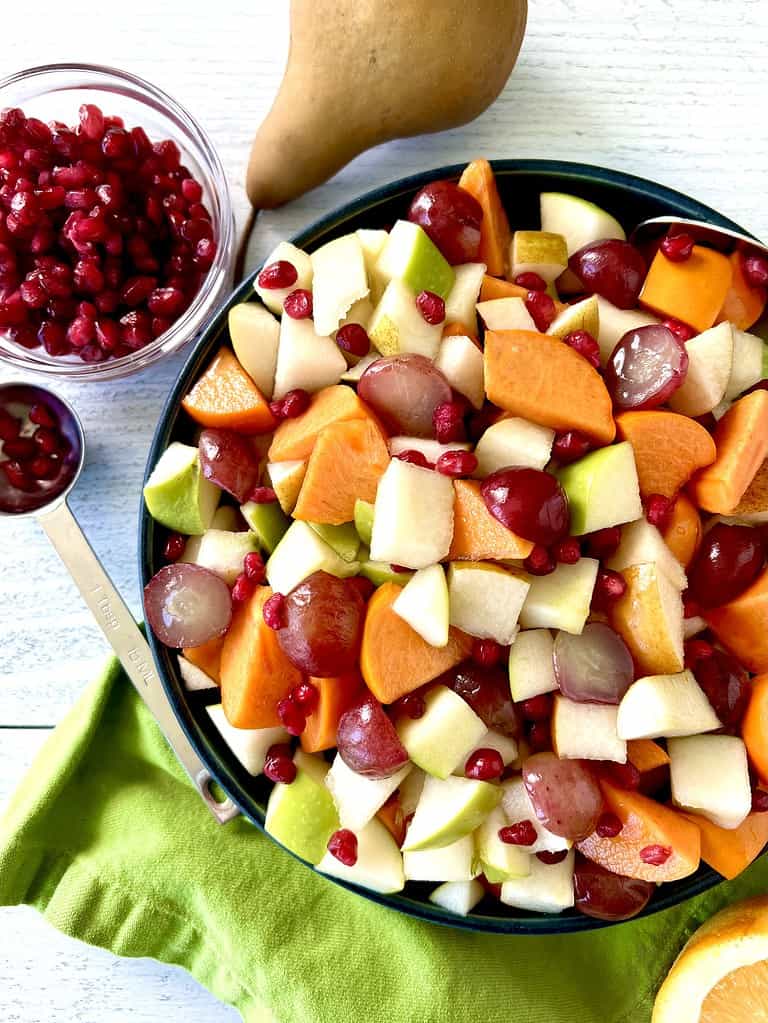 Fall Apple and Pear Fruit Salad