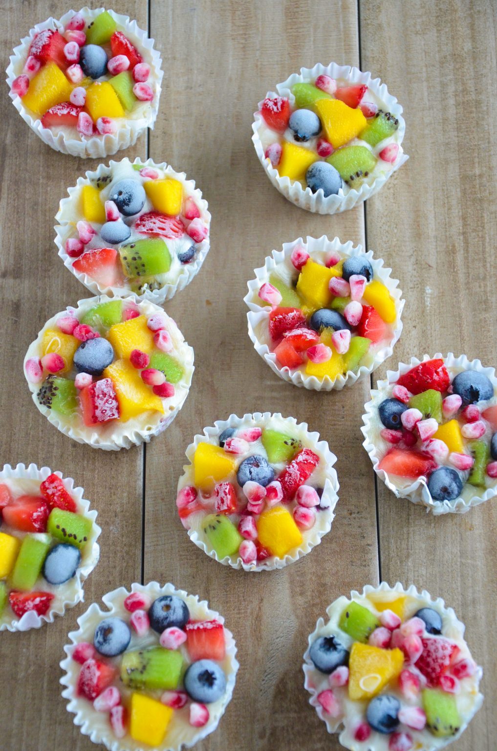 Frozen Fruit Salad Cups
