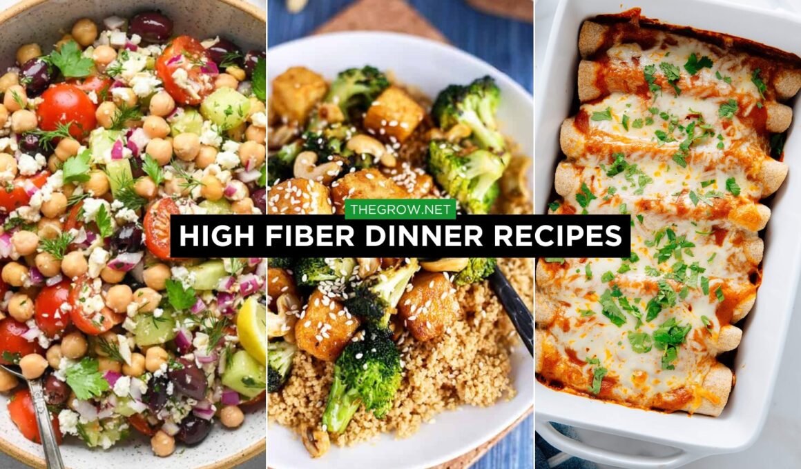 High Fiber Dinner Recipes