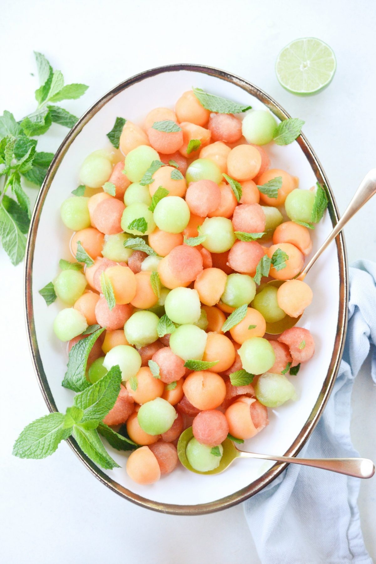 Honey Lime Melon Salad