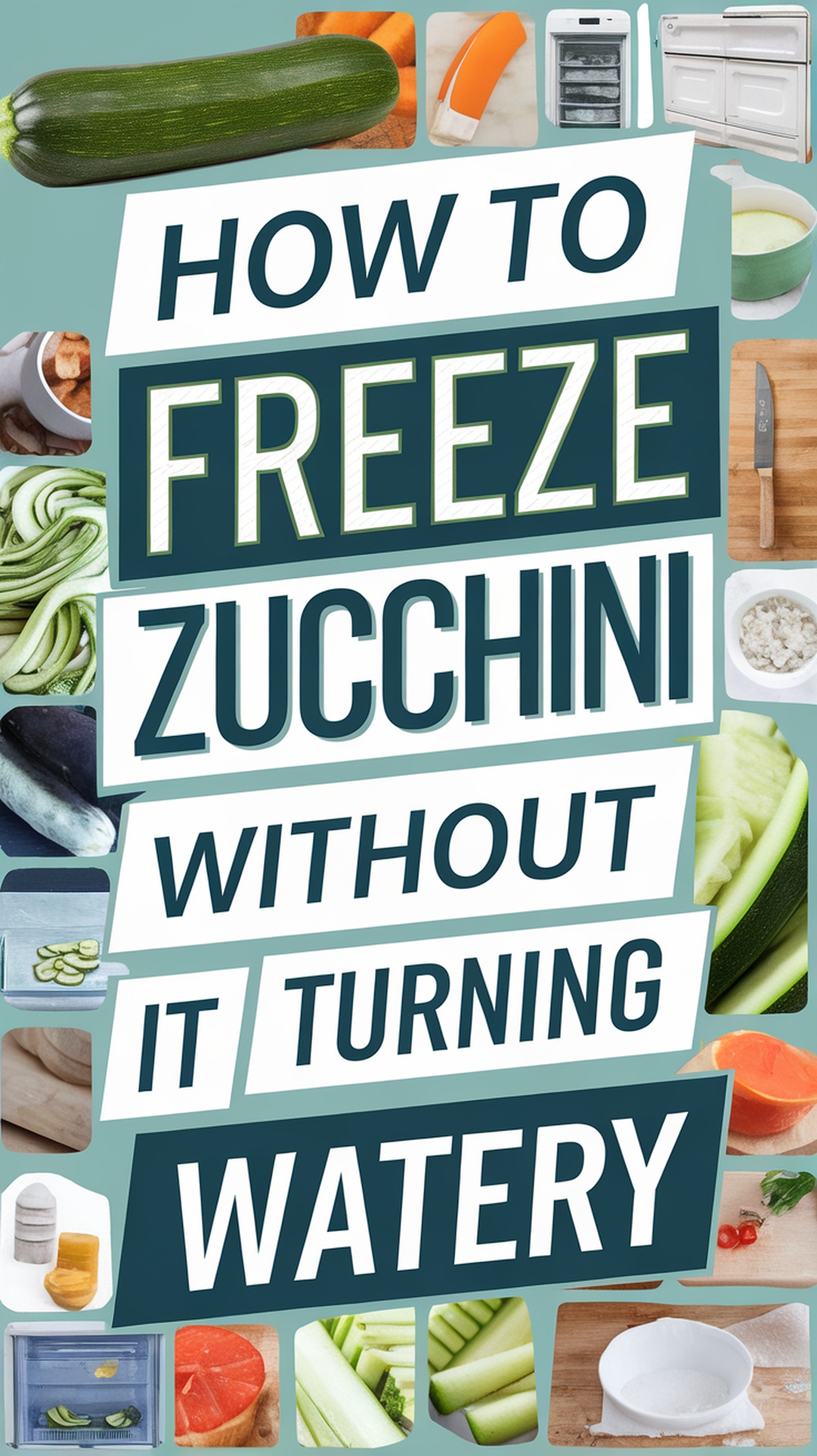 How to Freeze Zucchini Without It Turning Watery-pin