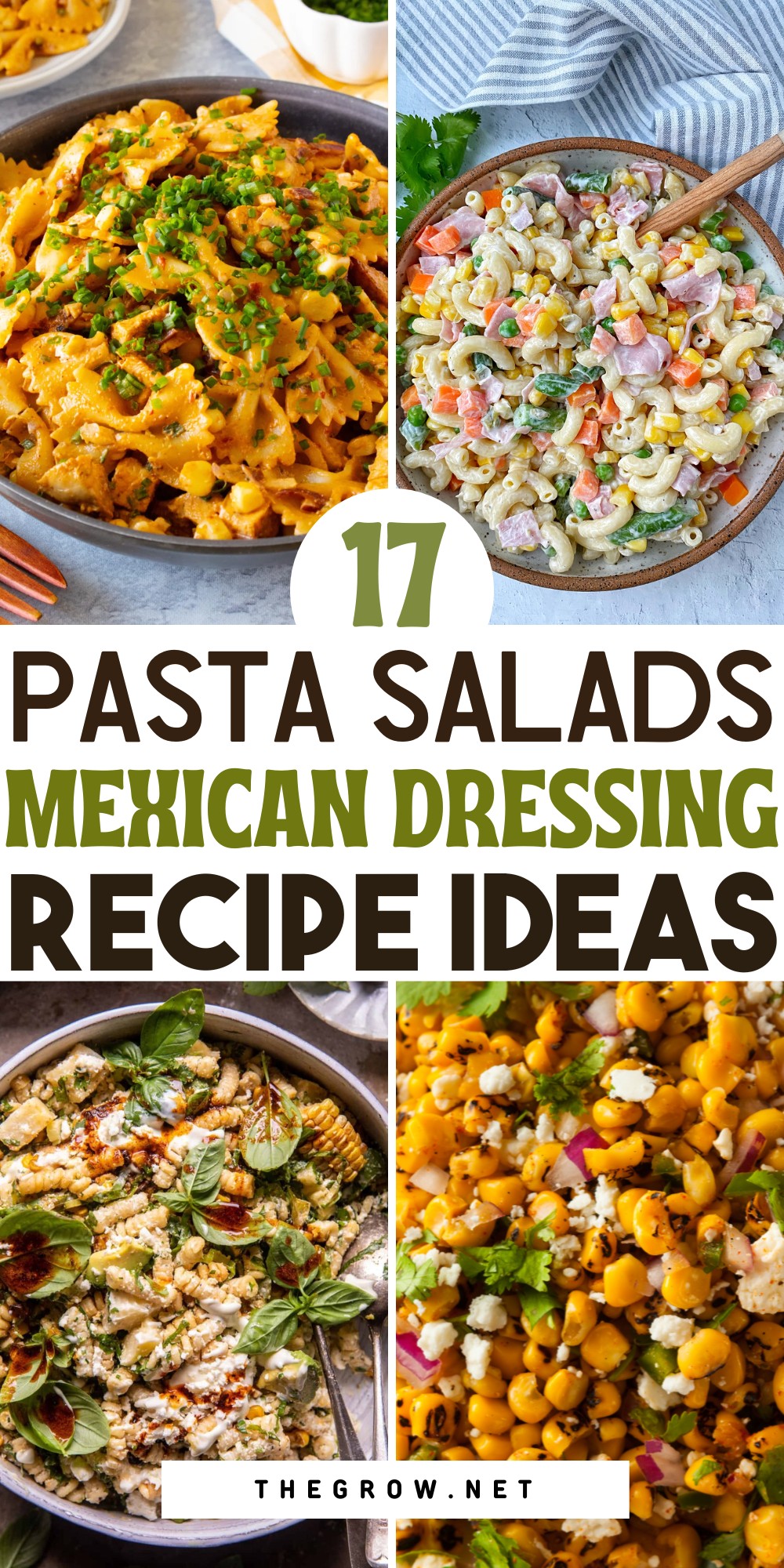 Pasta Salad Recipes With Mexican Dressing-pin