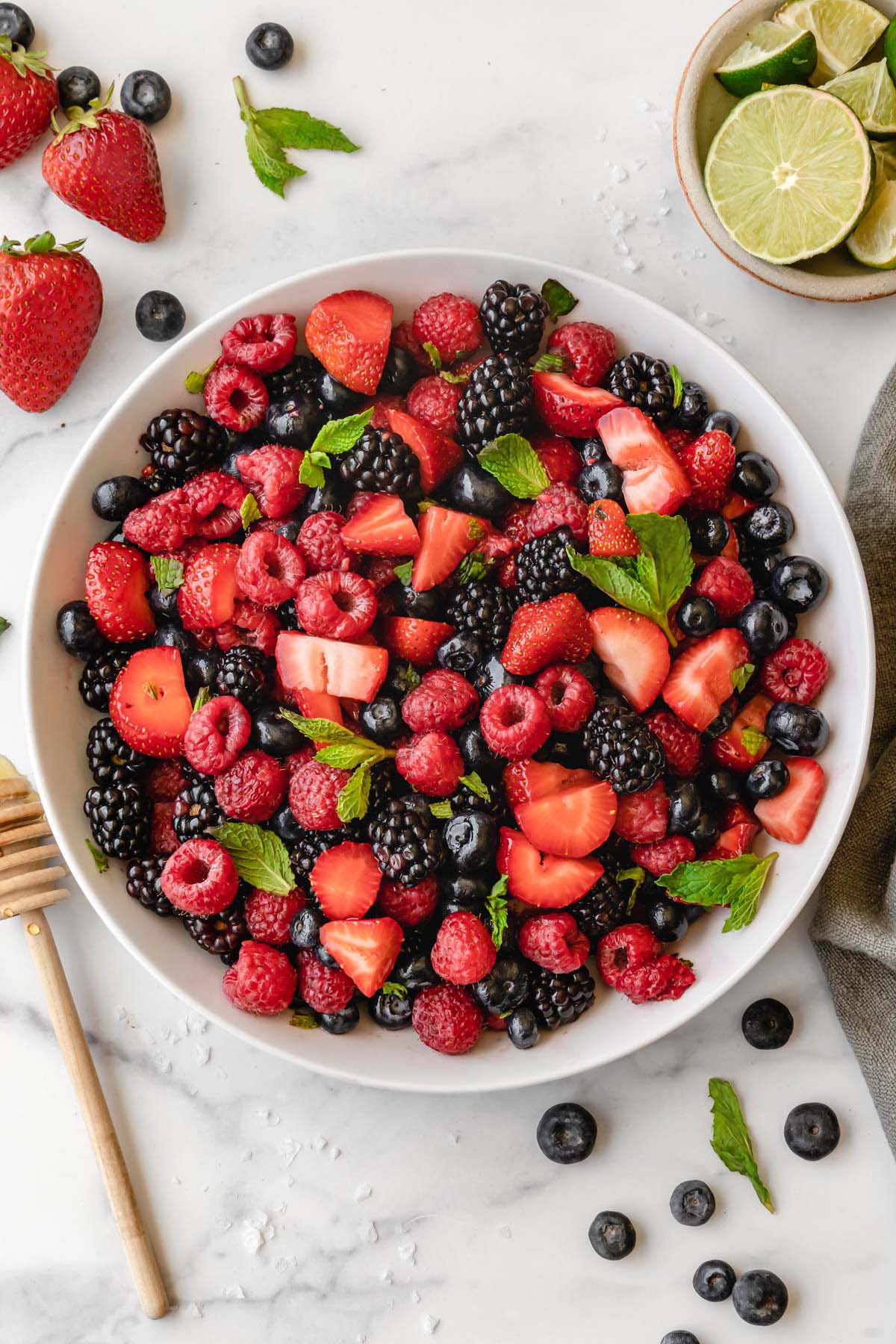 Summer Berry Fruit Salad