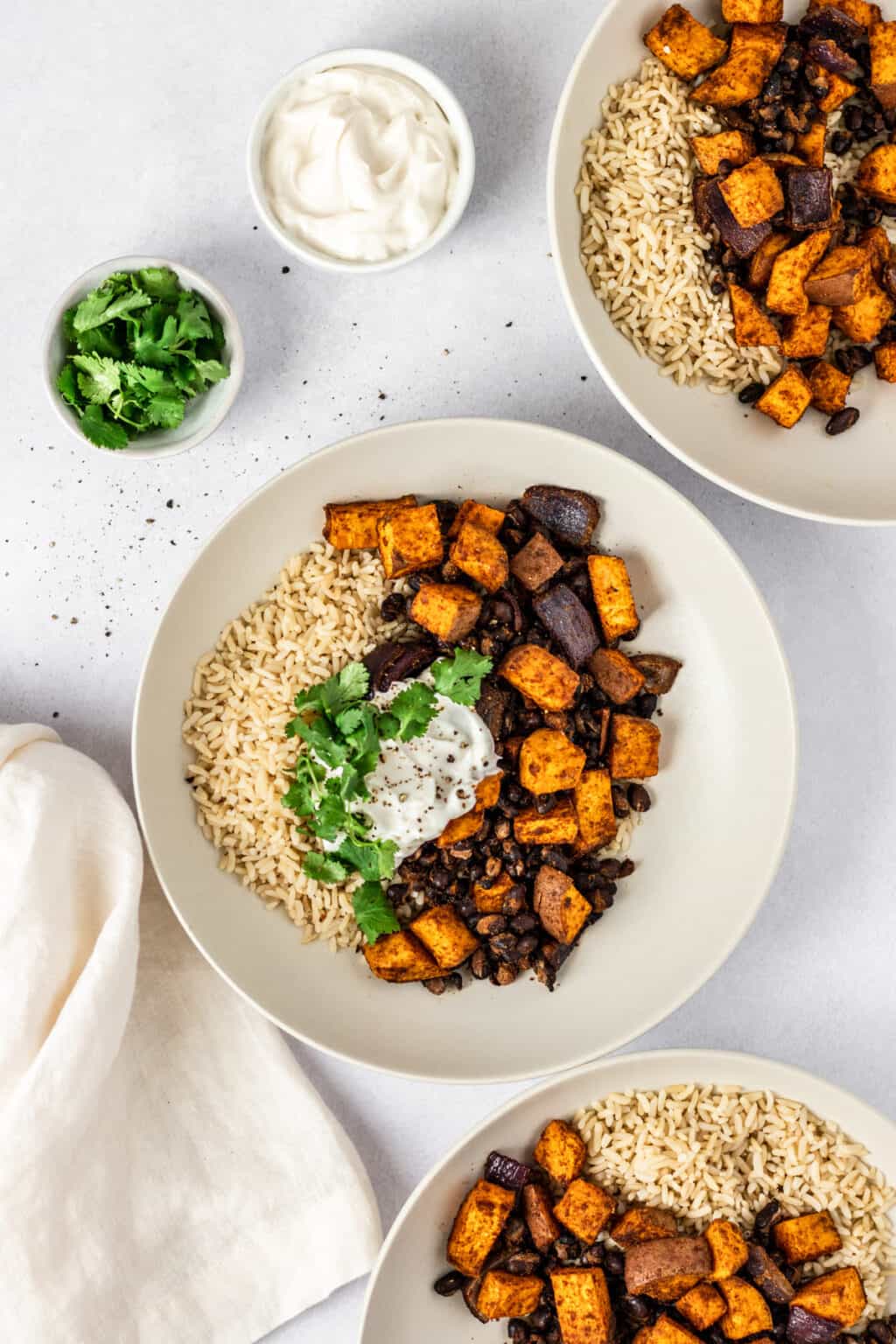 Sweet Potato and Black Bean Bowls