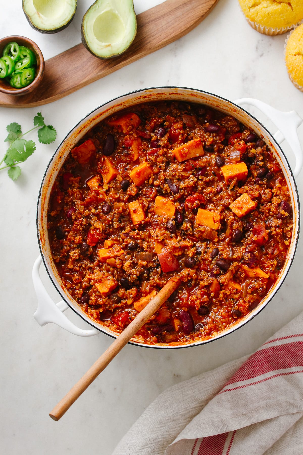 Sweet Potato and Quinoa Chili