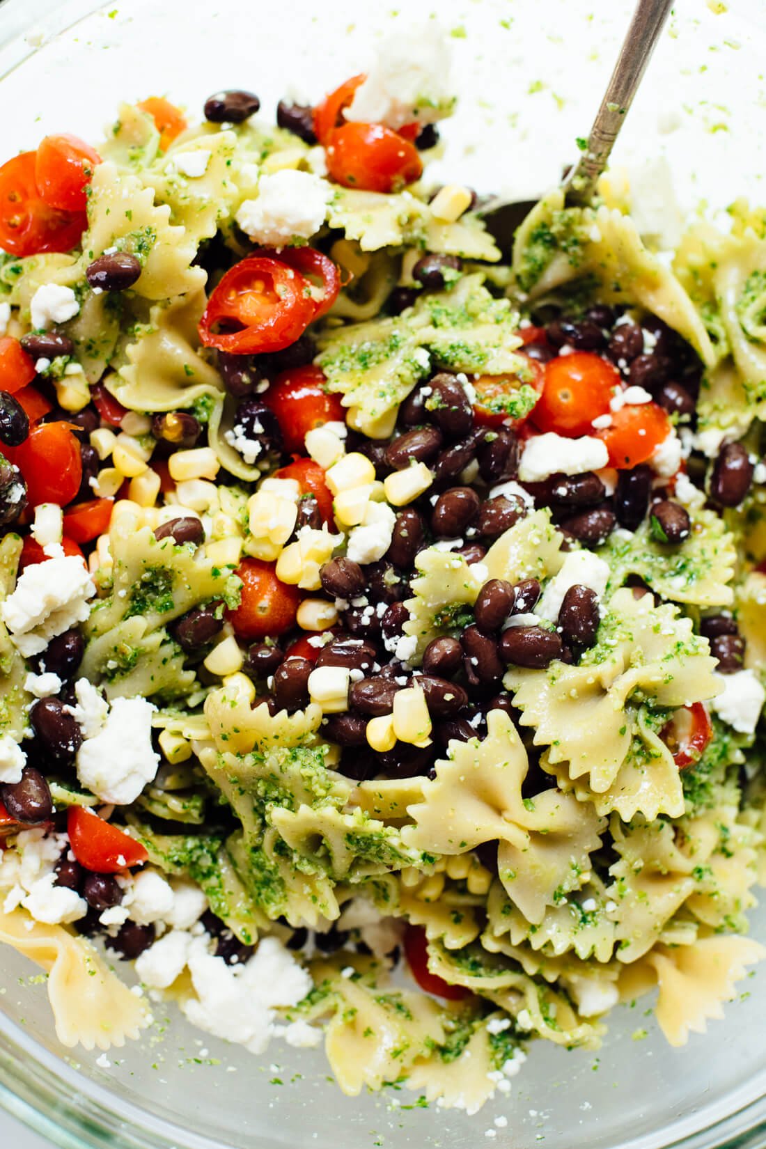 Tomato, Corn, and Jalapeño Pasta Salad