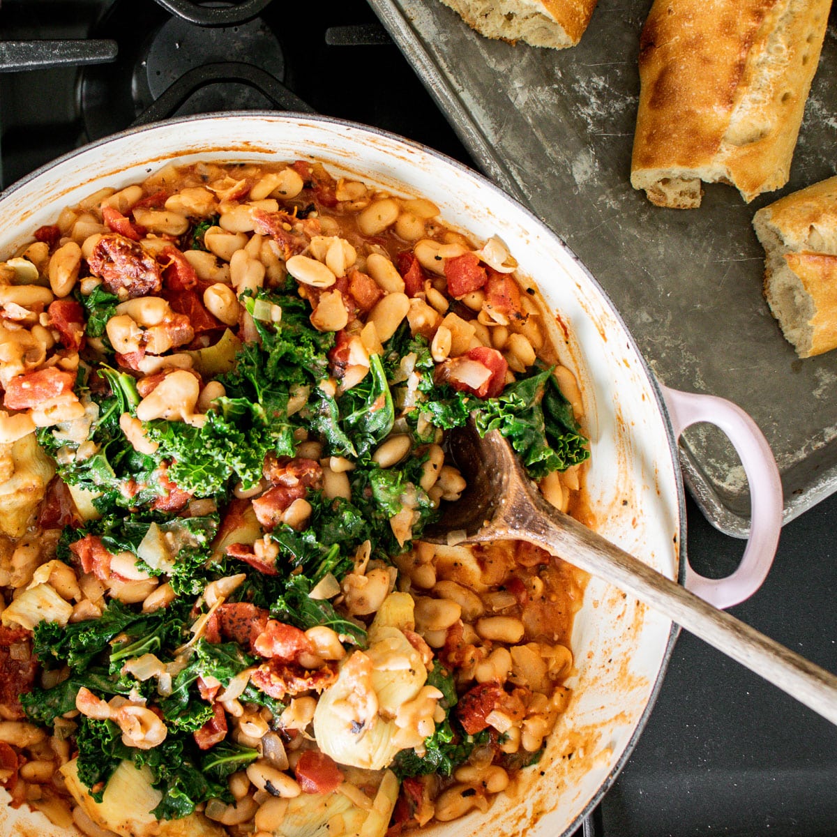 White Bean and Kale Skillet