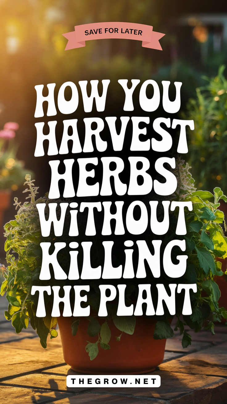 How You Can Harvest Herbs Without Killing The Plant