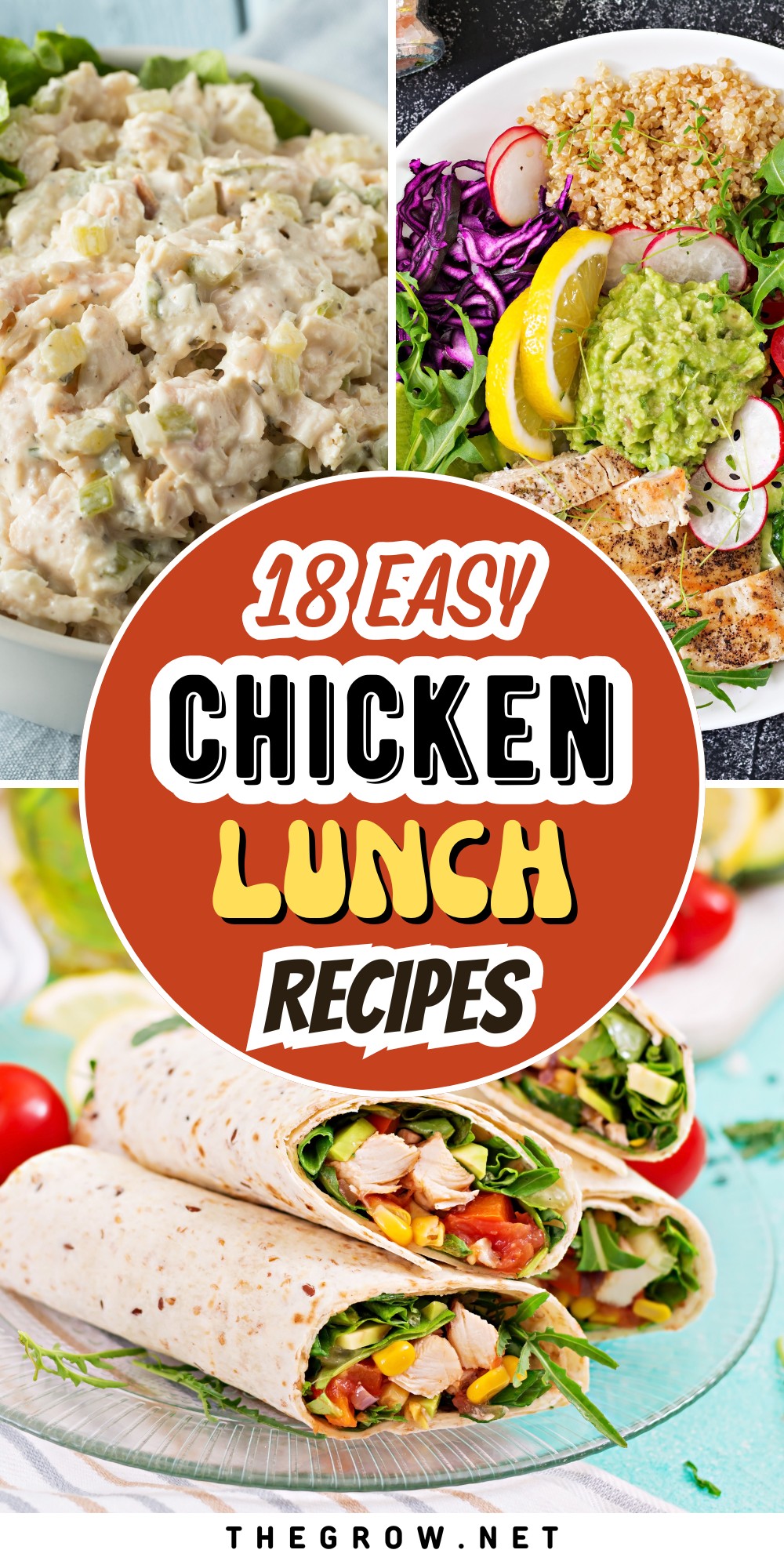 Best Chicken Lunch Recipes -pin