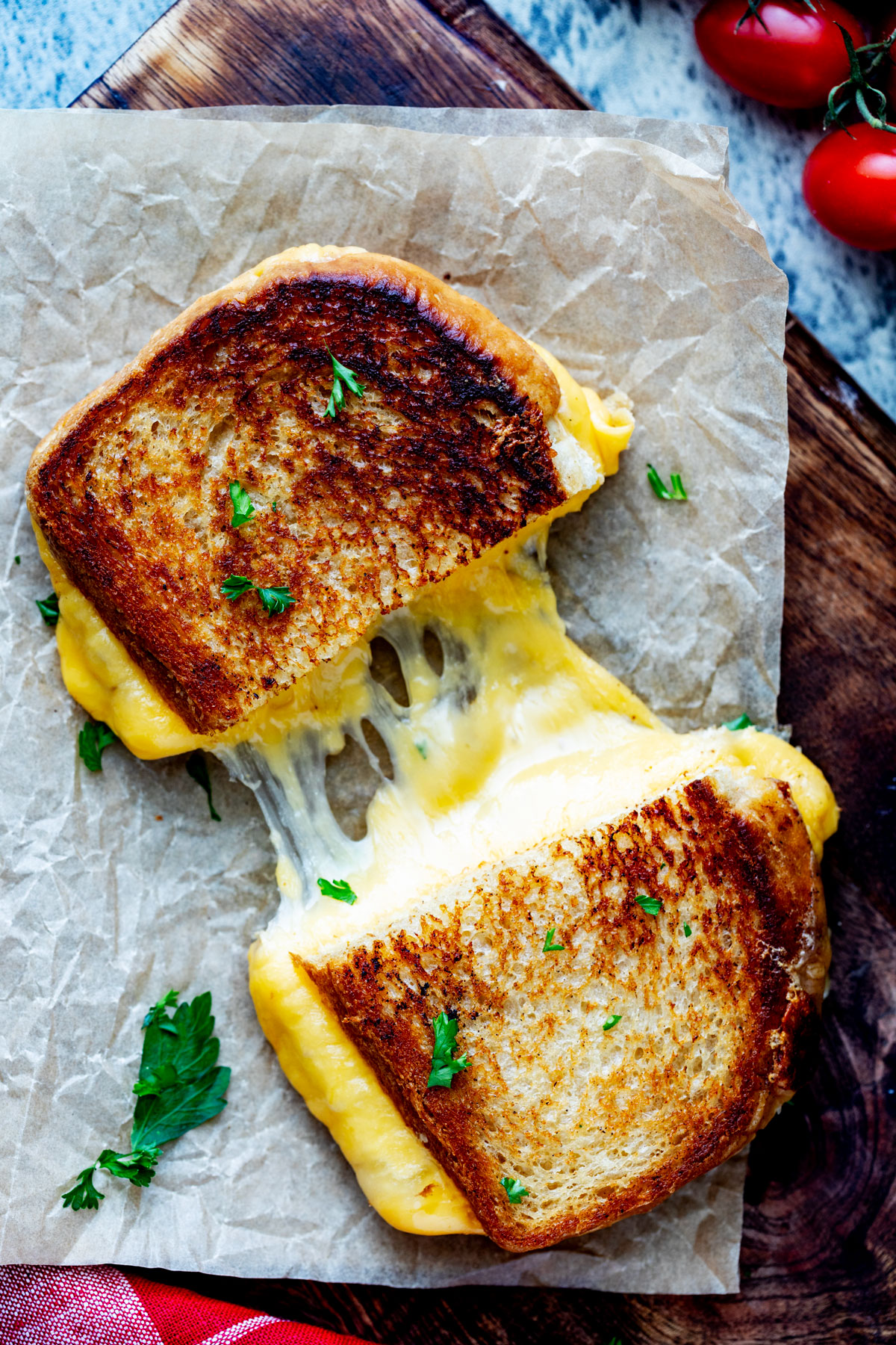 Blackstone Grilled Cheese Sandwiches