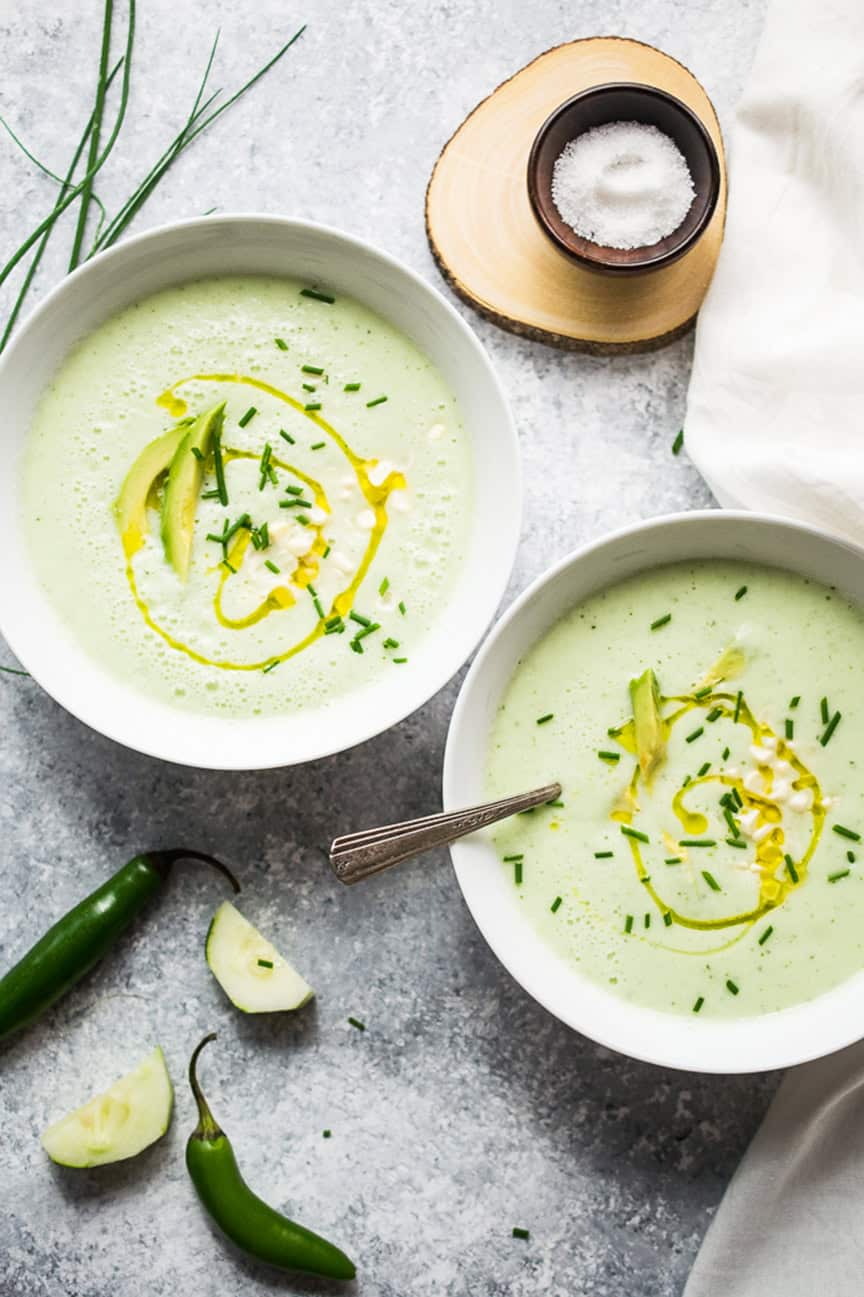 Chilled Cucumber Yogurt Soup