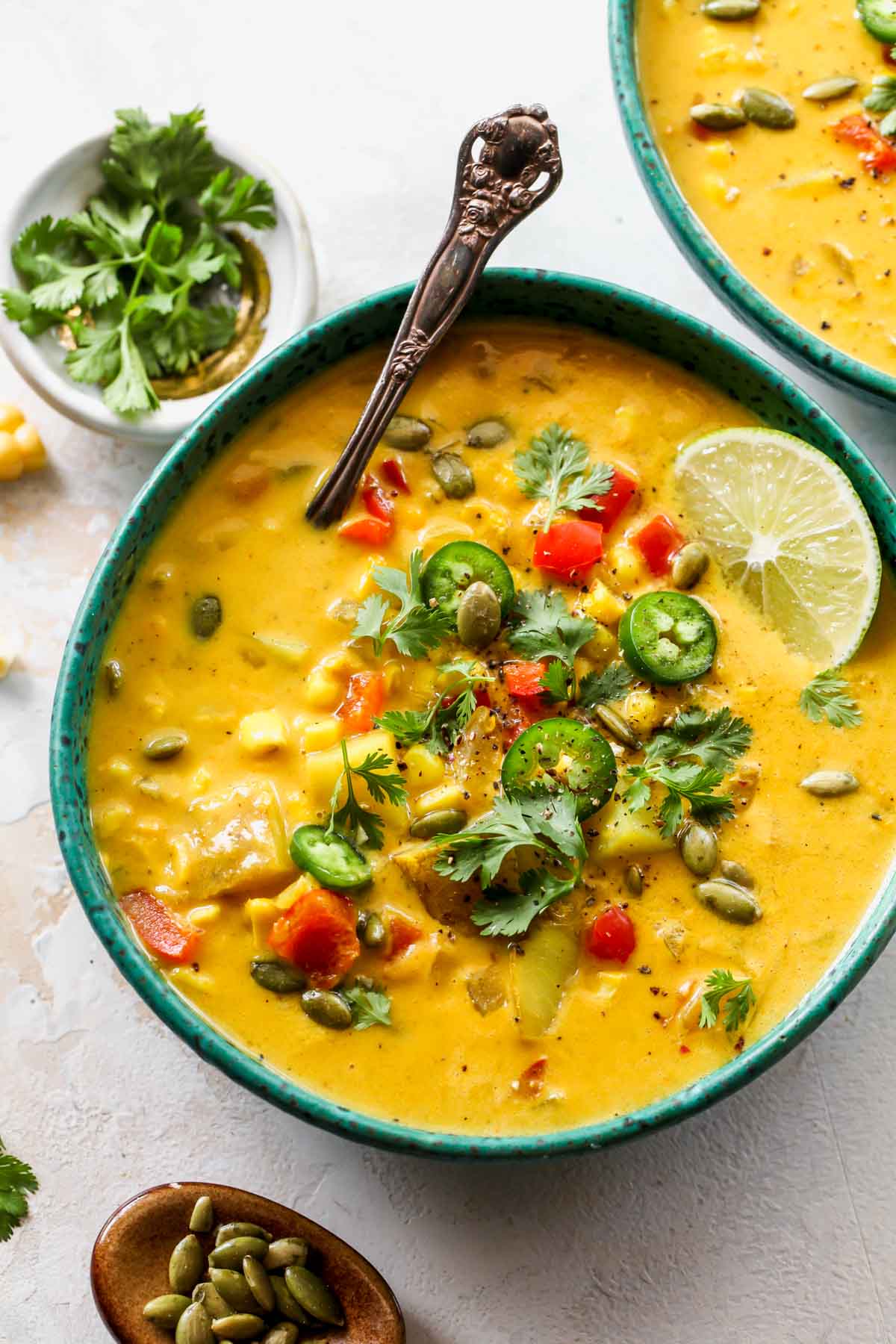 Coconut Curry Corn Soup