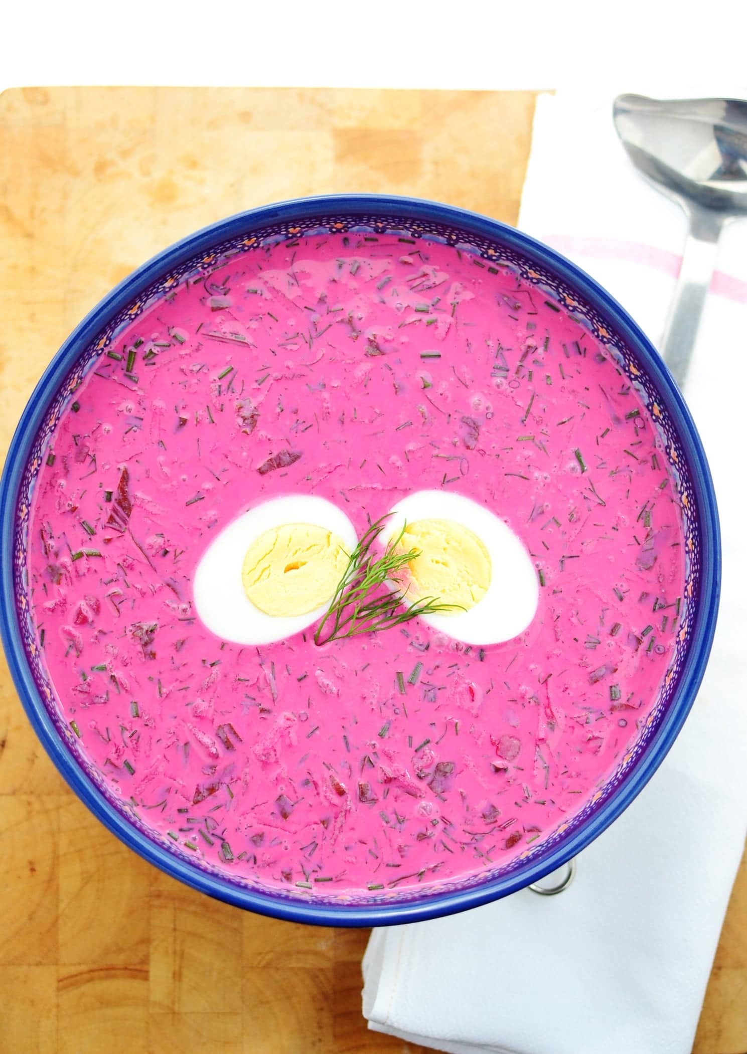 Cold Beet and Yogurt Soup (Inspired by Borscht)