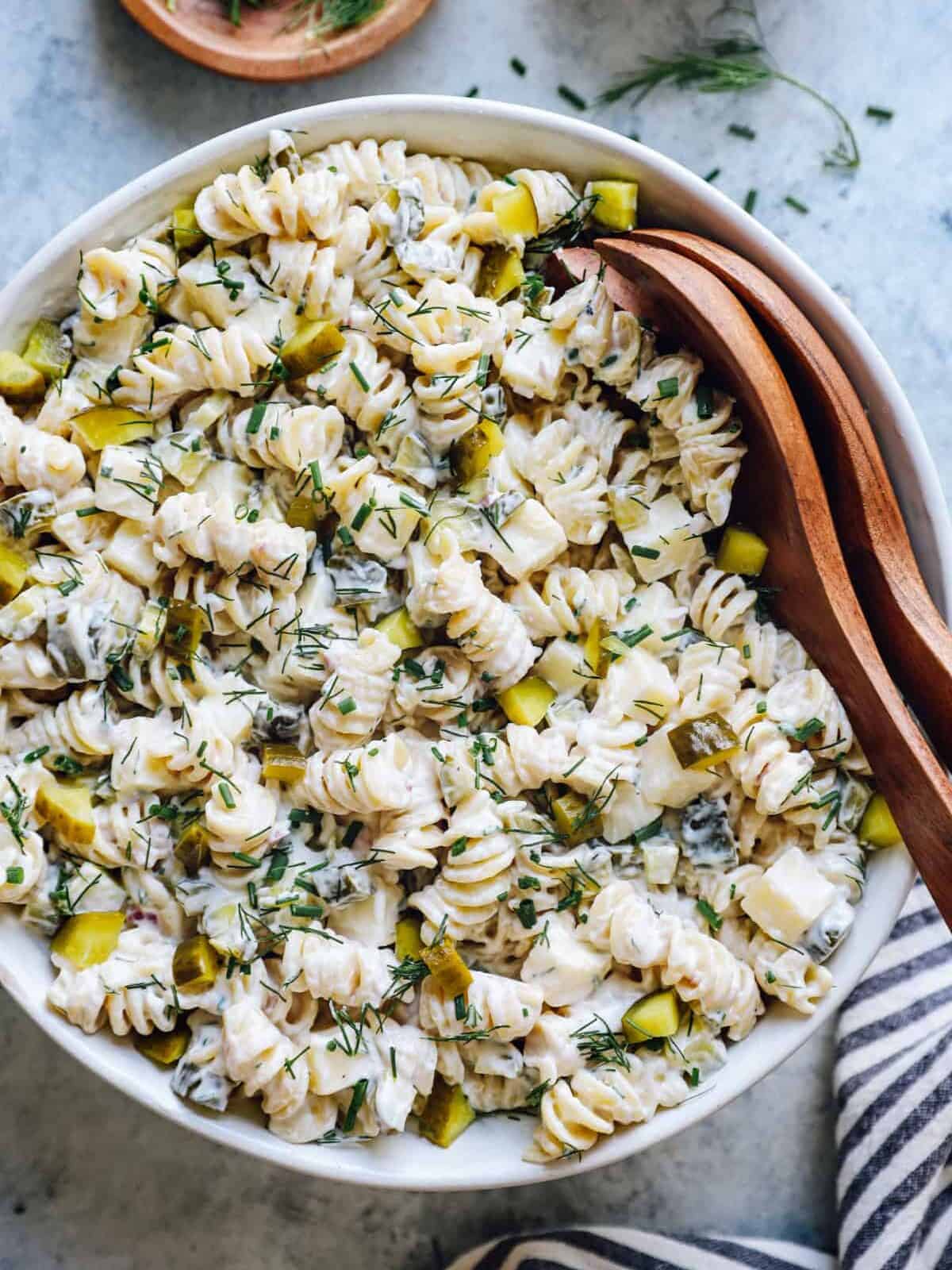 Dill Pickle Pasta Salad