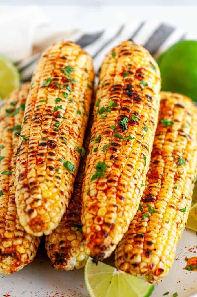 Grilled Corn with Chili Lime Butter
