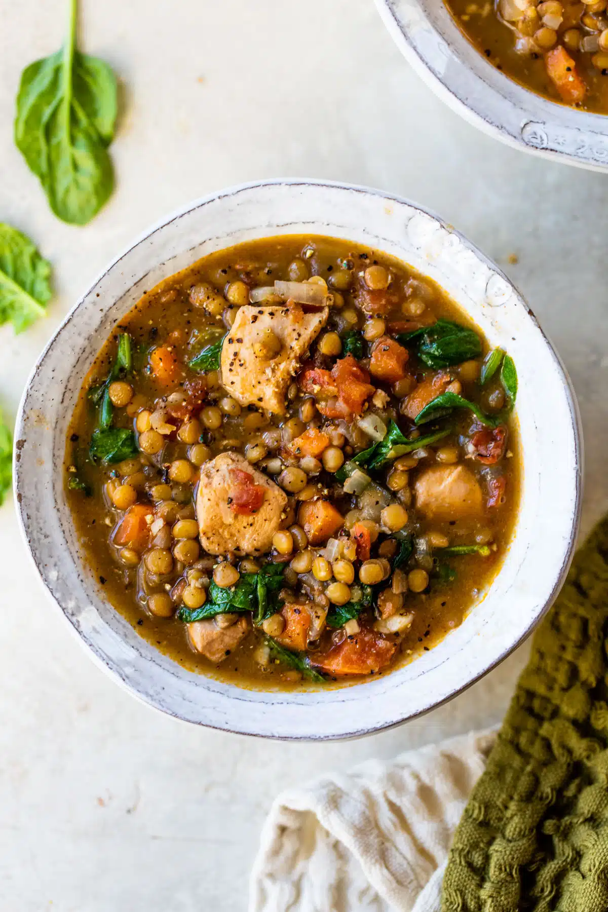 Lentil and Chicken Soup