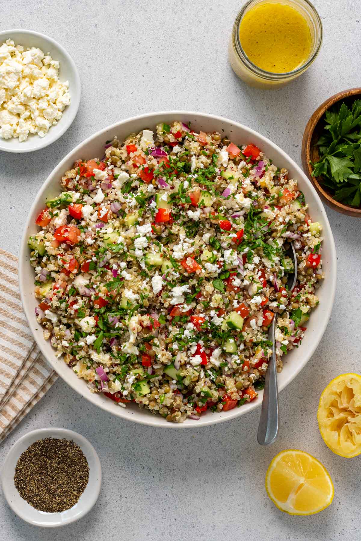 Lentil and Quinoa Power Bowl