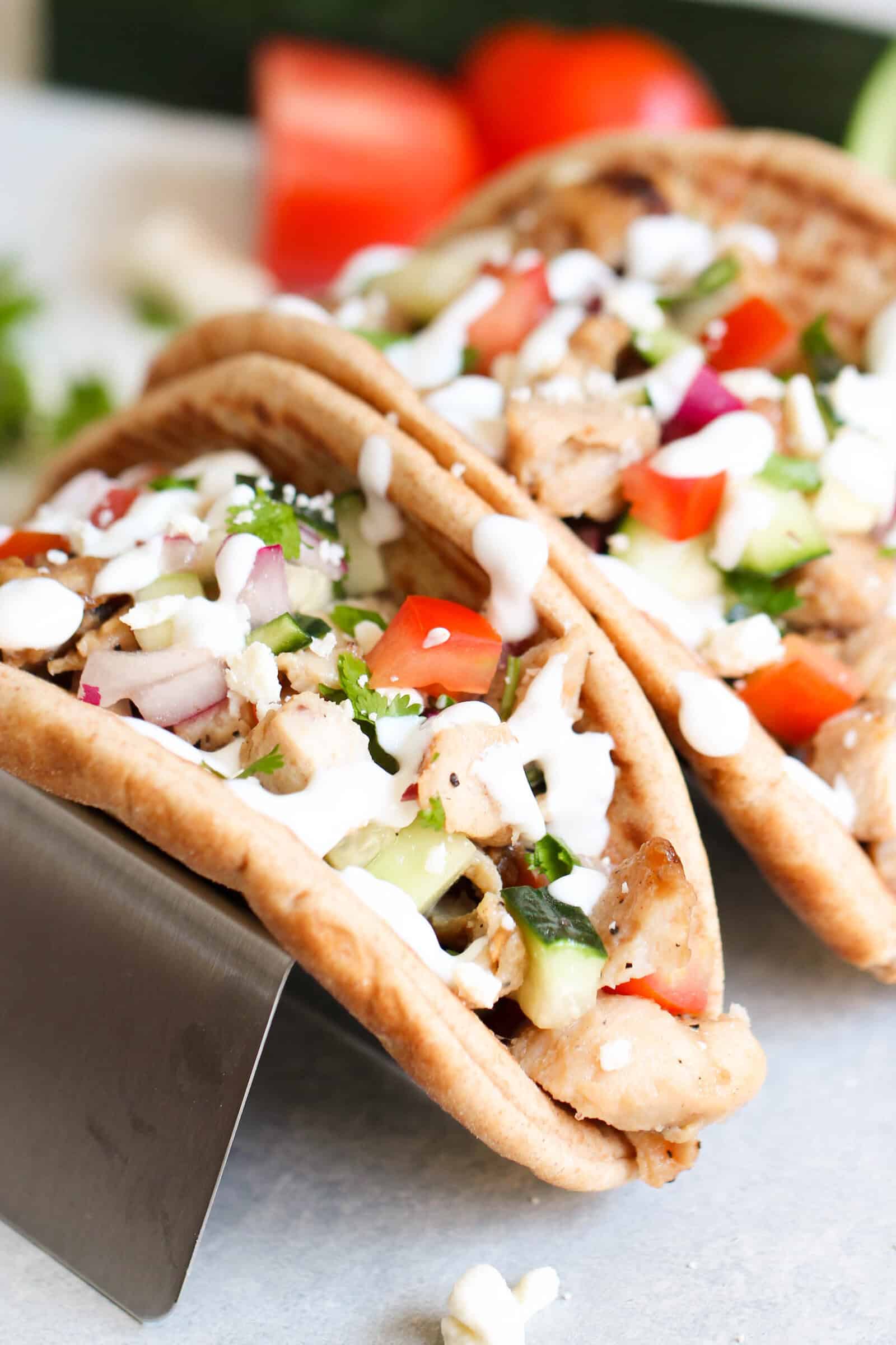 Mediterranean Chicken Pita
