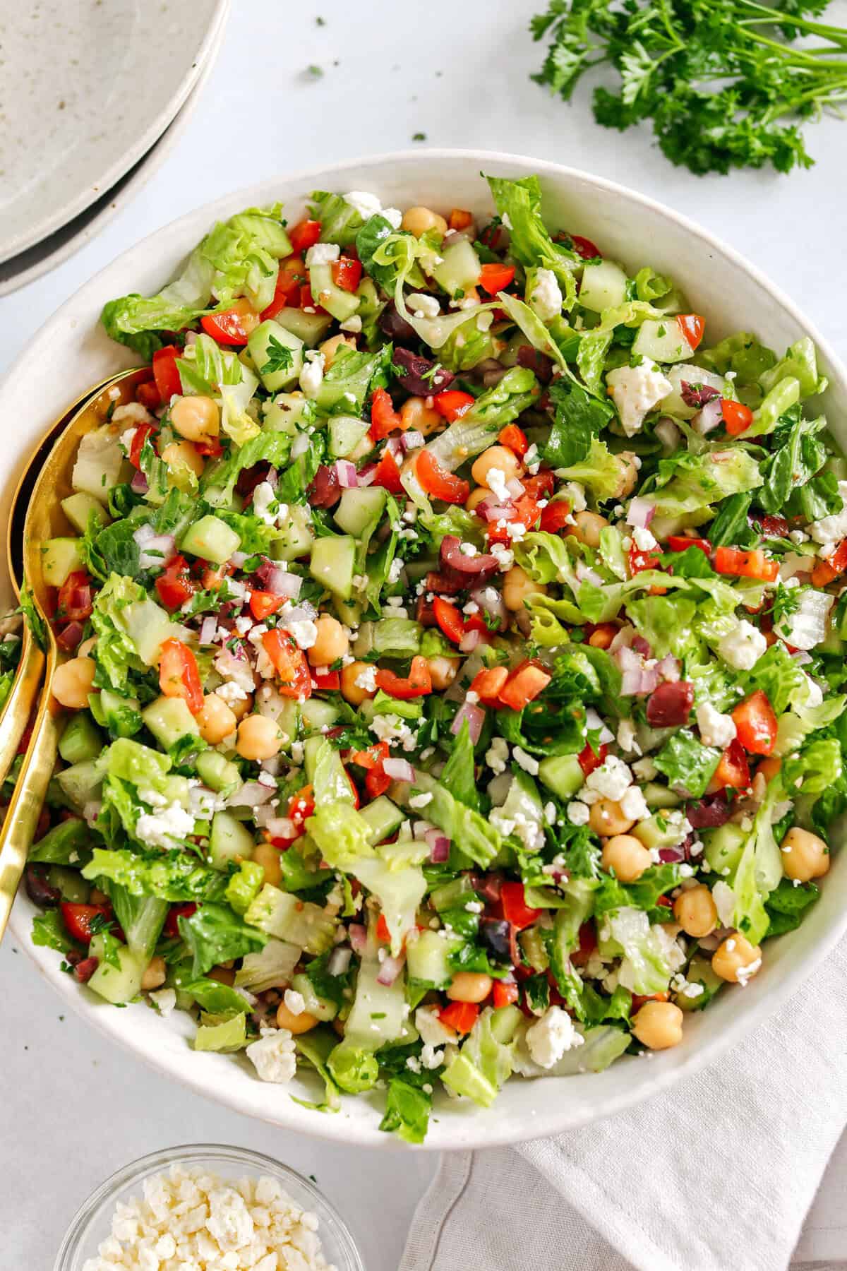 Mediterranean Lettuce Salad